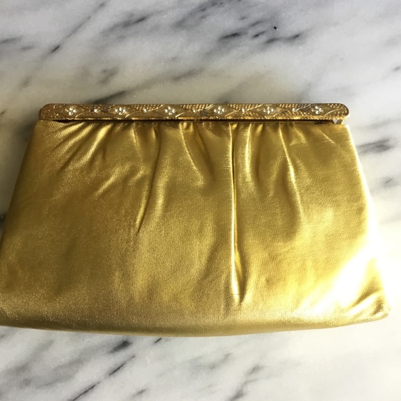 Vintage Andre Clutch Purse 60s - Picture 2 of 4